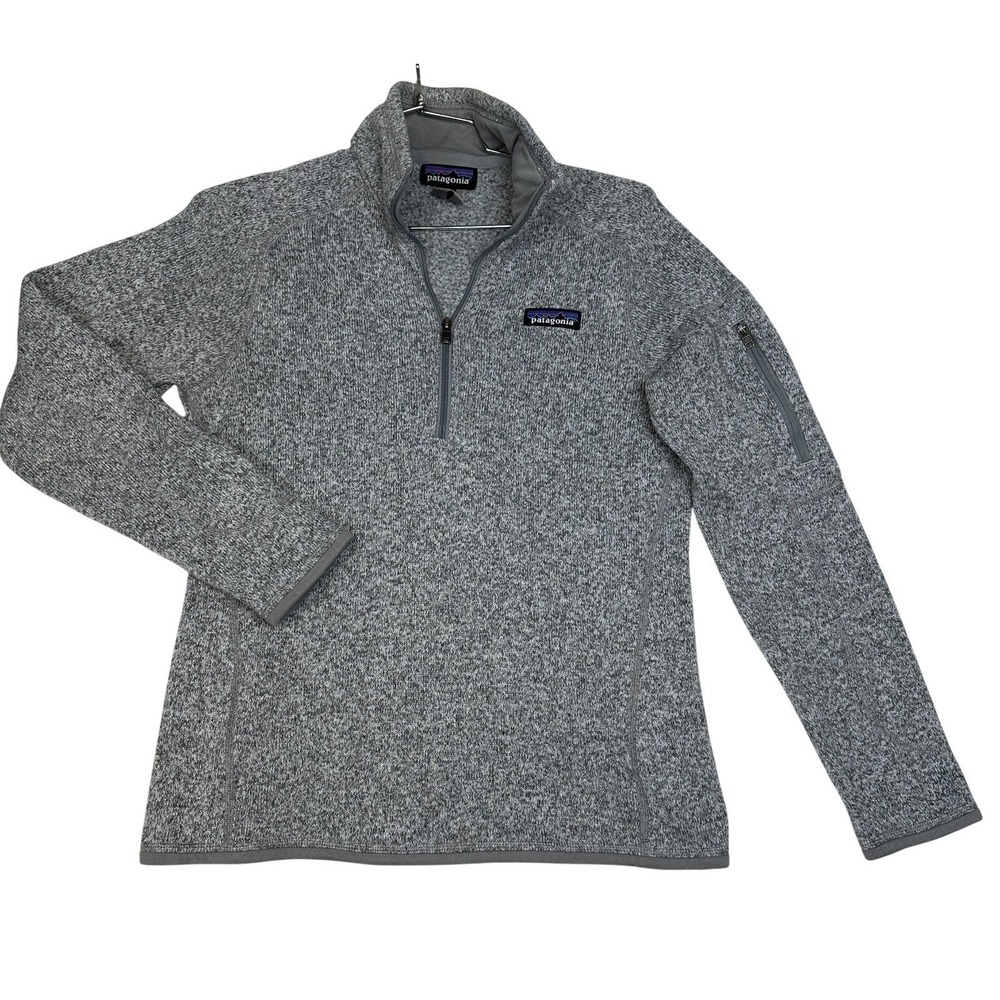 Patagonia Better Sweater 1/4 Zip Fleece Gray Women's S